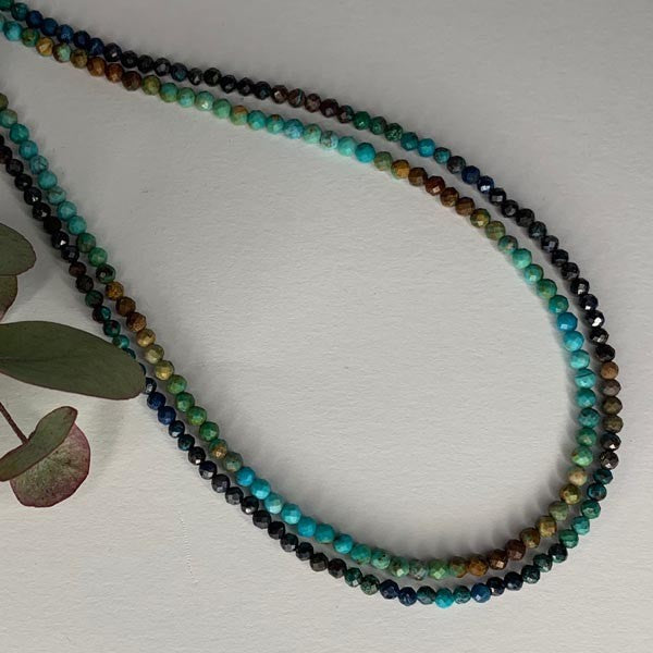 Light turquoise silver necklace