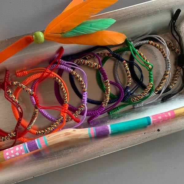 Tibetan cord bracelet