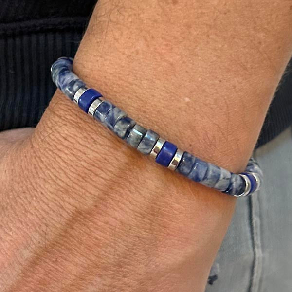 Gold plated barbed wire men's bracelet