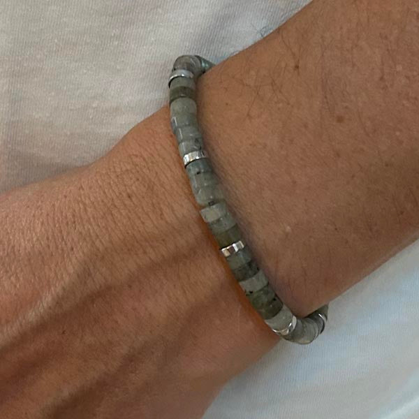 Gold plated barbed wire men's bracelet