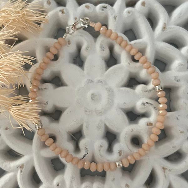 Gold plated onyx bracelet