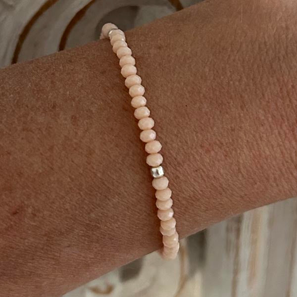Gold plated onyx bracelet