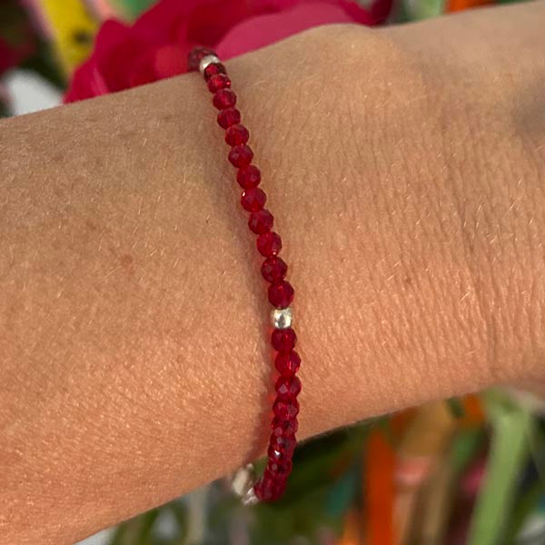 Gold plated onyx bracelet