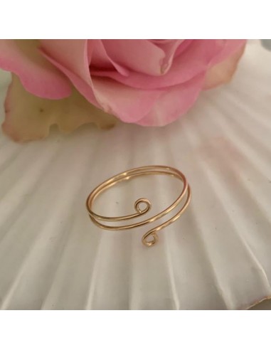 Gold filled thin double ring