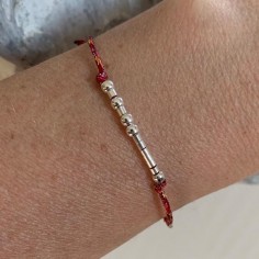 Silver 925 Amour cord bracelet
