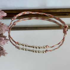 Silver 925 Love cord bracelet