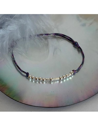 Silver 925 Espoir cord bracelet