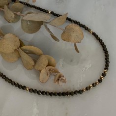 Gold plated necklace with...