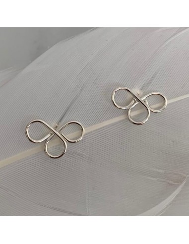 Silver 925 small 3 loops earrings