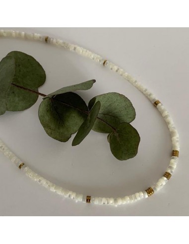 Mother of pearl Heishi necklace