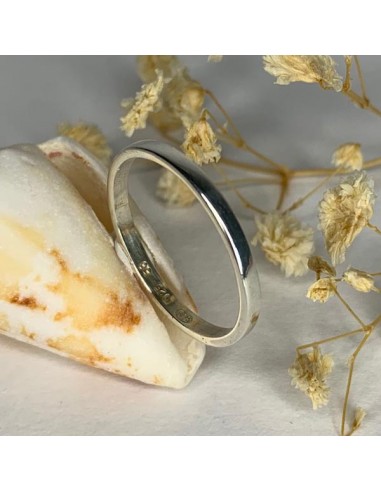 Silver 925 thin wedding ring