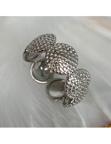 Silver 925 circle beads ring