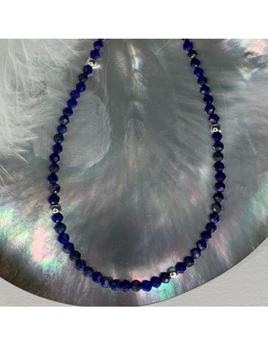Silver 925 necklace with lapis lazuli