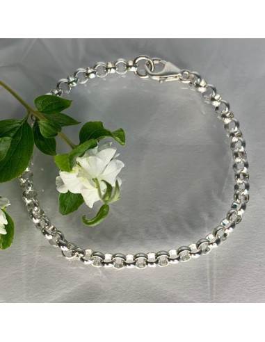 Silver 925 round chain bracelet