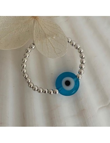 Silver 925 turquoise eye small beads...