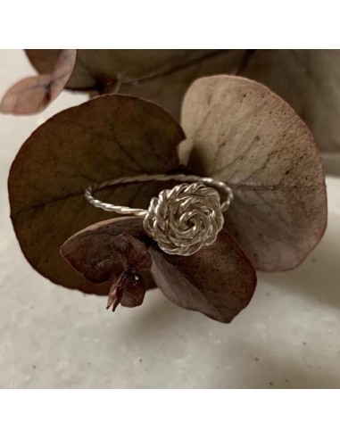 Silver 925 shiny rose thin ring