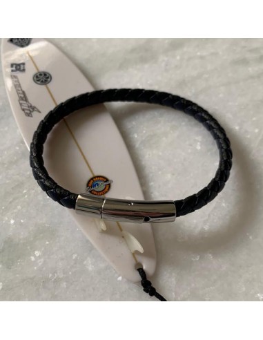 Bracelet Infini Bleu en Cuir Synthétique pour Homme | Mon-Bracelet-Homme.Fr