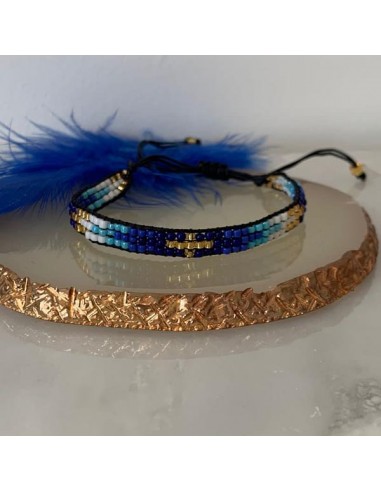 Dark blue India bracelet