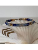 Bracelet India bleu