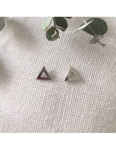 Small triangles earrings silver 925