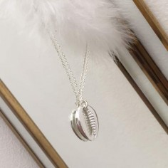 Medium sun medal chain necklace silver 925