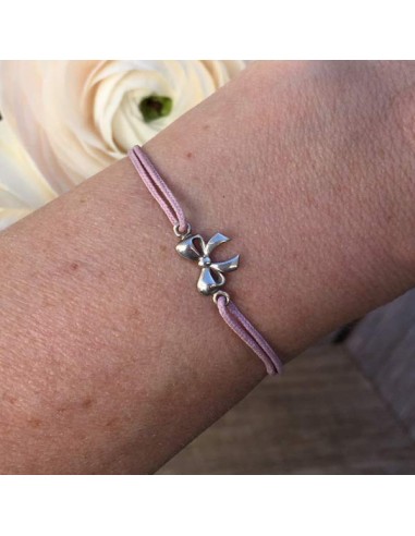 Child silver 925 small knot cord bracelet
