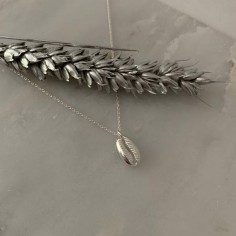 Small cauri chain necklace silver 925