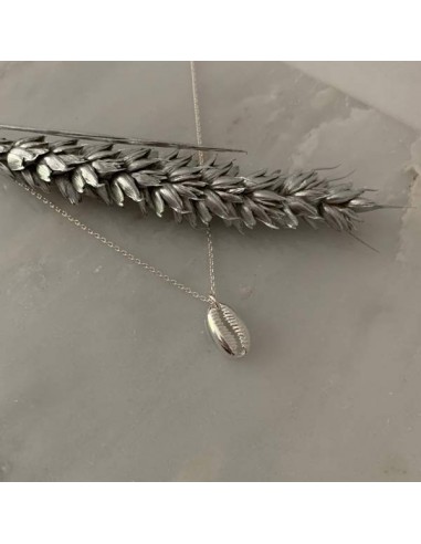 Small cauri chain necklace silver 925