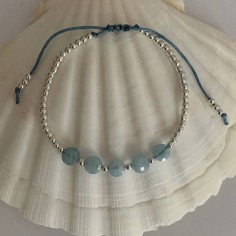 Bracelet mini perles argent...