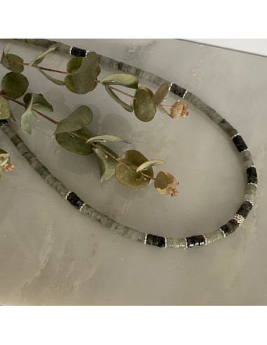 Labradorite Heishi necklace