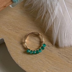 Gold filled thin ring with...