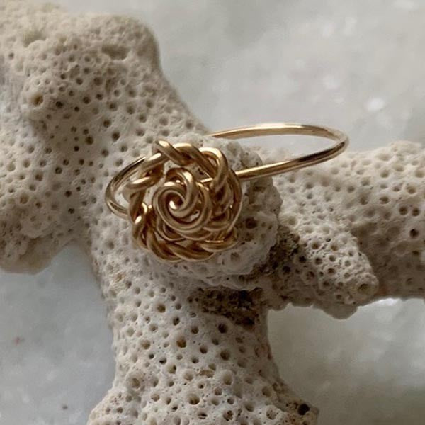 Thin rose gold filled ring