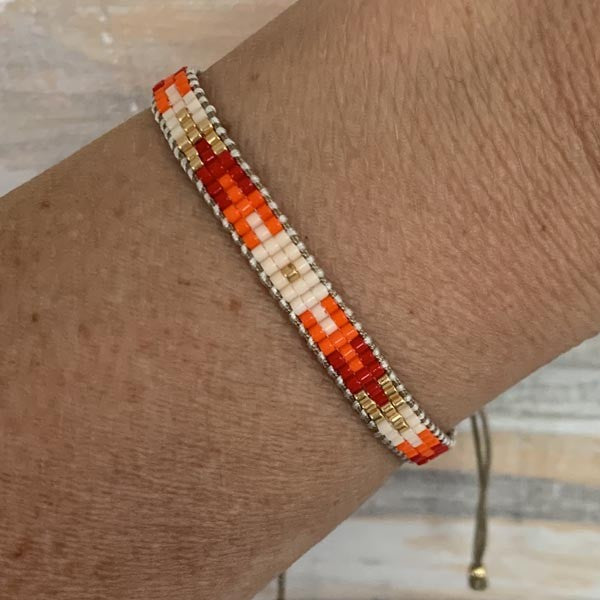 India orange bracelet