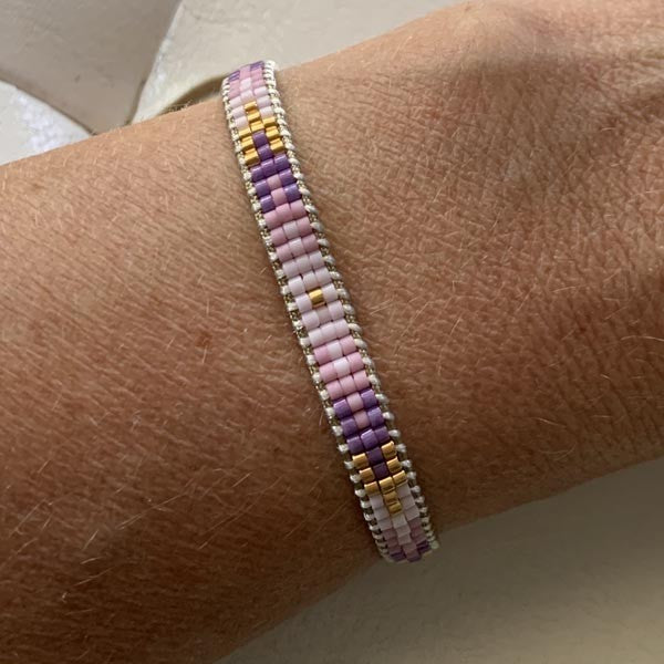 India purple bracelet