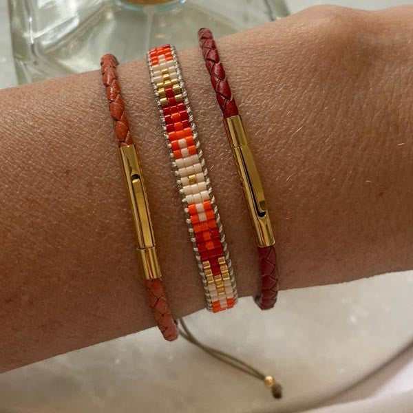 India orange bracelet