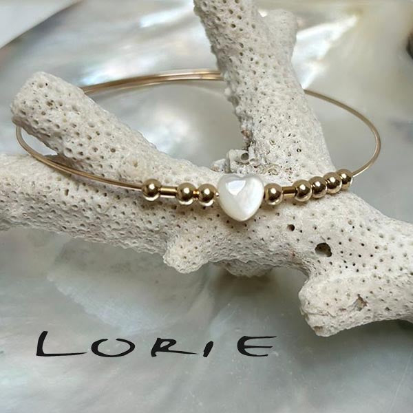 Fine black gold filled Love bangle bracelet
